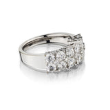 Ladies 18kt White Gold Diamond Band featuring 2.00ct Tw Brilliant Cut Diamonds