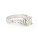 1.22 Carat Round Brilliant Cut Diamond Ring