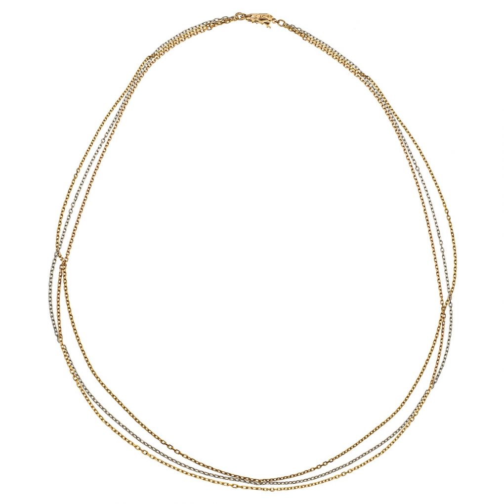 Cartier 18KT Tri-Colour Gold Trinity Collection Necklace – Van Rijk