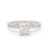 Exceptional GIA Cushion-Cut Diamond Platinum Ring