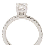 Exceptional GIA Cushion-Cut Diamond Platinum Ring