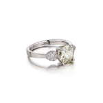 1.75 Old-European Cut Diamond 18KT White Gold Ring