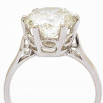 2.60 Carat Old-European Cut Diamond Platinum Solitaire Ring