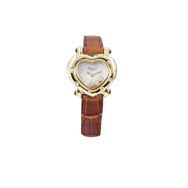 Chopard 18kt Yellow Gold and Diamond Heart Shaped Watch 20