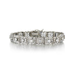 Mid-Century 4.00 Carat Total Round Brilliant Cut Diamond Bracelet