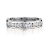 Ladies 14kt White Gold Diamond Band. 1.00 Tcw.