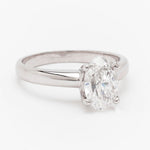 1.52 Carat Oval-Cut Diamond Solitaire White Gold Ring