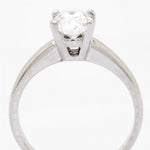 1.52 Carat Oval-Cut Diamond Solitaire White Gold Ring