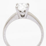 1.52 Carat Oval-Cut Diamond Solitaire White Gold Ring