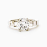 Ladies 1.55 Carat Round Brilliant Cut Diamond Ring