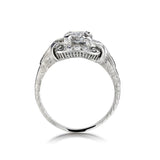 Platinum Vintage 0.65 Carat Old-European Cut Diamond Ring