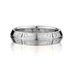 Tiffany & Co White Gold and Diamond Wedding Band.