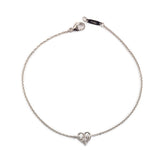 Tiffany & Co. Platinum And Diamond Tiffany Hearts Bracelet