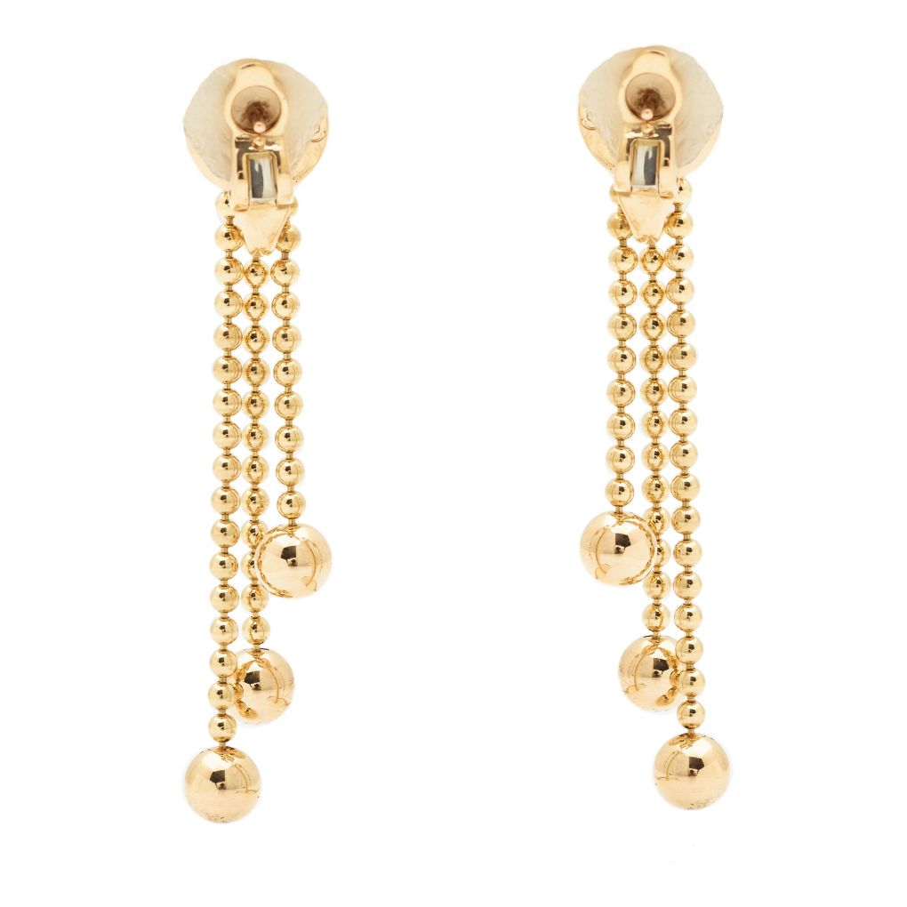 Cartier Draperie Yellow Gold & Diamond Chandelier Earrings – Van Rijk