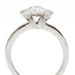 Tiffany & Co. Platinum Diamond (VVS) (F) Engagement Ring