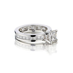 1.02 Carat Princess Cut Diamond Platinum Engagement Ring