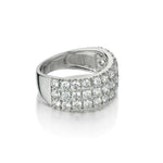 2.65 Carat Total Weight Round Brilliant Cut Diamond Band