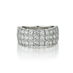 2.65 Carat Total Weight Round Brilliant Cut Diamond Band