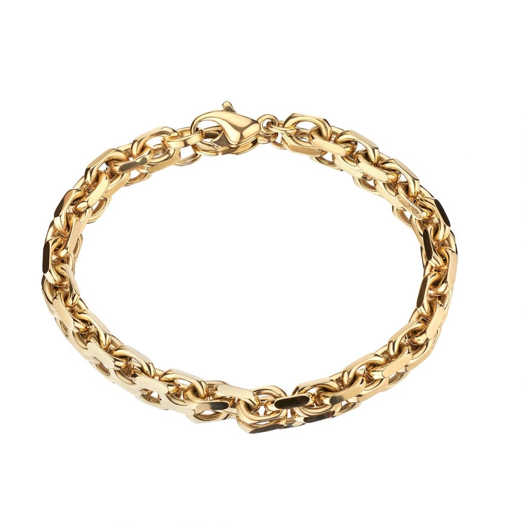 Tiffany & Co Oval Link Charm Bracelet in 18kt Yellow Gold. 36.5 grams – Van  Rijk