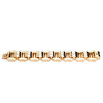 Retro-Era 18KT Rose Gold Geometric Design Bracelet