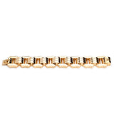 Retro-Era 18KT Rose Gold Geometric Design Bracelet