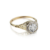 1.25 Carat Old-European Cut Diamond Edwardian-Era Solitaire Ring