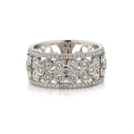 1.00 Carat Total Weight Brilliant Cut Diamond WG Ring