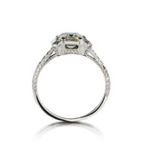 1.55 Carat Emerald Cut Diamond Vintage Engagement Ring