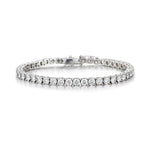 10.00 Carat Total Round Brilliant Cut Diamond Tennis Bracelet