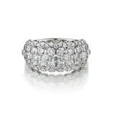 2.04 Carat Total Round Brilliant Cut Diamond WG Band