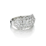 2.04 Carat Total Round Brilliant Cut Diamond WG Band