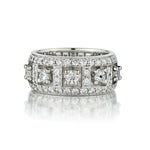 1.55 Carat Total Weight Round Brilliant Cut Diamond Ring