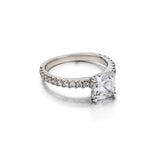 GIA 1.52 Carat Cushion Cut Diamond Engagement Ring