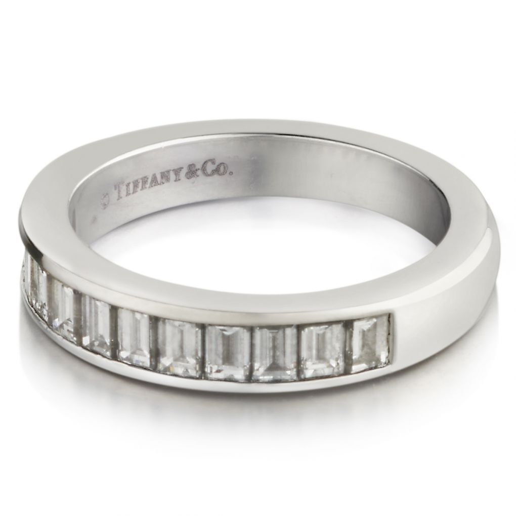 Tiffany and co store platinum wedding band