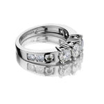 1.83 Carat Total Weight Round Brilliant Cut Diamond Ring