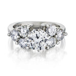 1.55 Carat Round Brilliant Cut Diamond Custom Made Ring