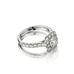 1.30 Carat Old-European cut Diamond Halo-Set Ring