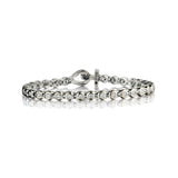 1.15 Carat Total Weight Round Brilliant Cut Diamond Bracelet