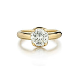 1.90 Carat Round Brilliant Cut Diamond YG Ring