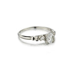 Mid-Century 0.62 Carat Round Brilliant Cut Diamond Ring