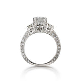 1.21 Carat Round Brilliant Cut Diamond White Gold Ring