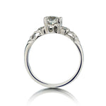 0.65 Carat Total Old-European Cut Diamond Engagement Ring