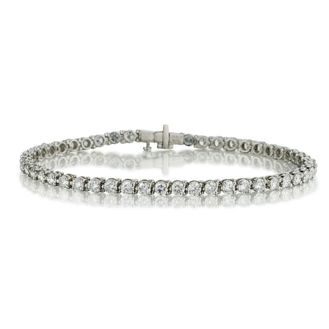 Tiffany & Co. 4.50 Carat Total Weight Round Brilliant Cut Diamond Bracelet