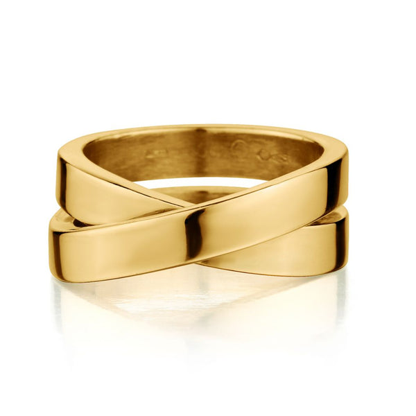 Cartier Nouvelle Vague Cross Over in 18kt yellow gold. Size 54 