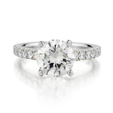 Ladies 14kt Diamond Ring. 2.95ct Tw.