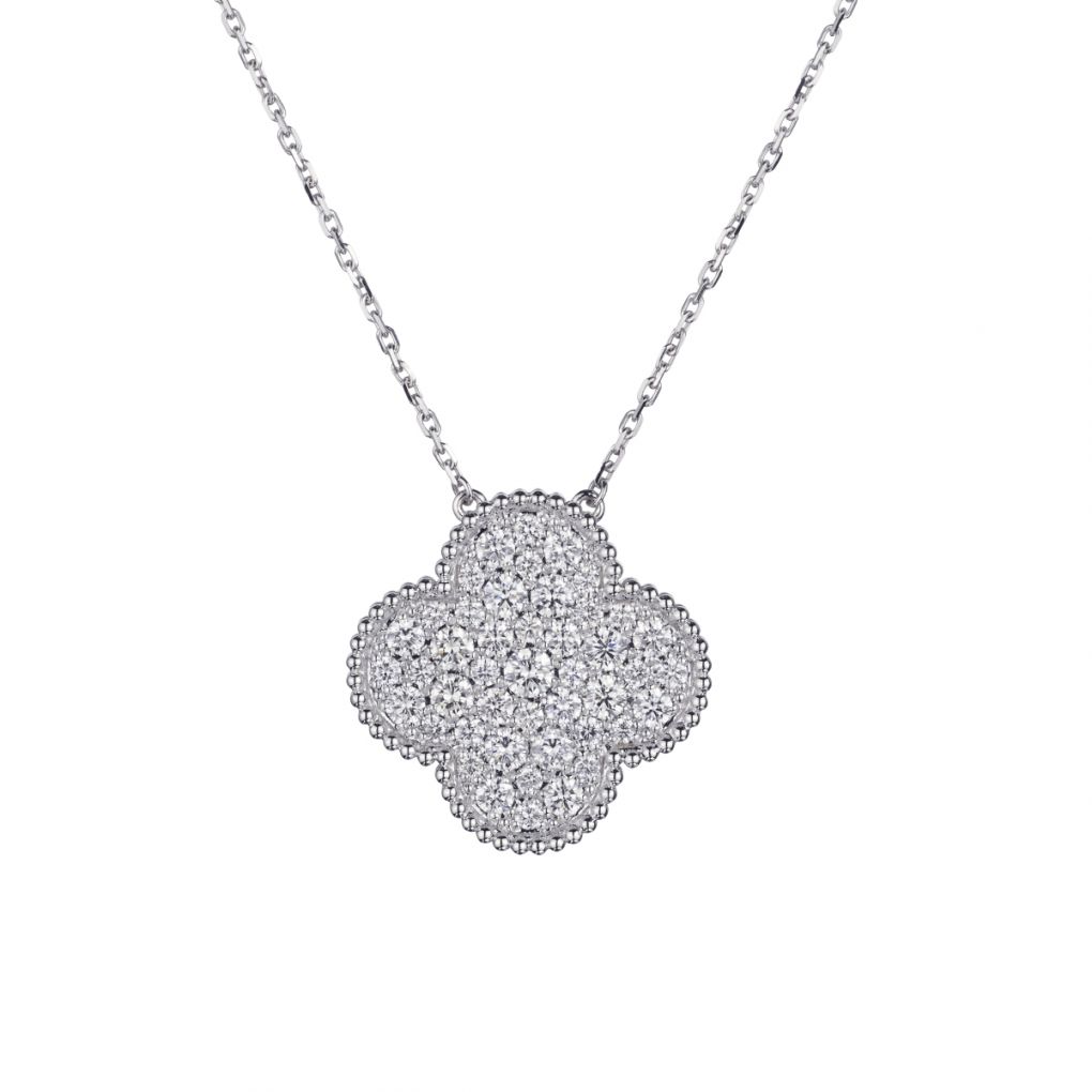 Van Cleef & Arpels Magic Alhambra Diamond pendant. – Van Rijk