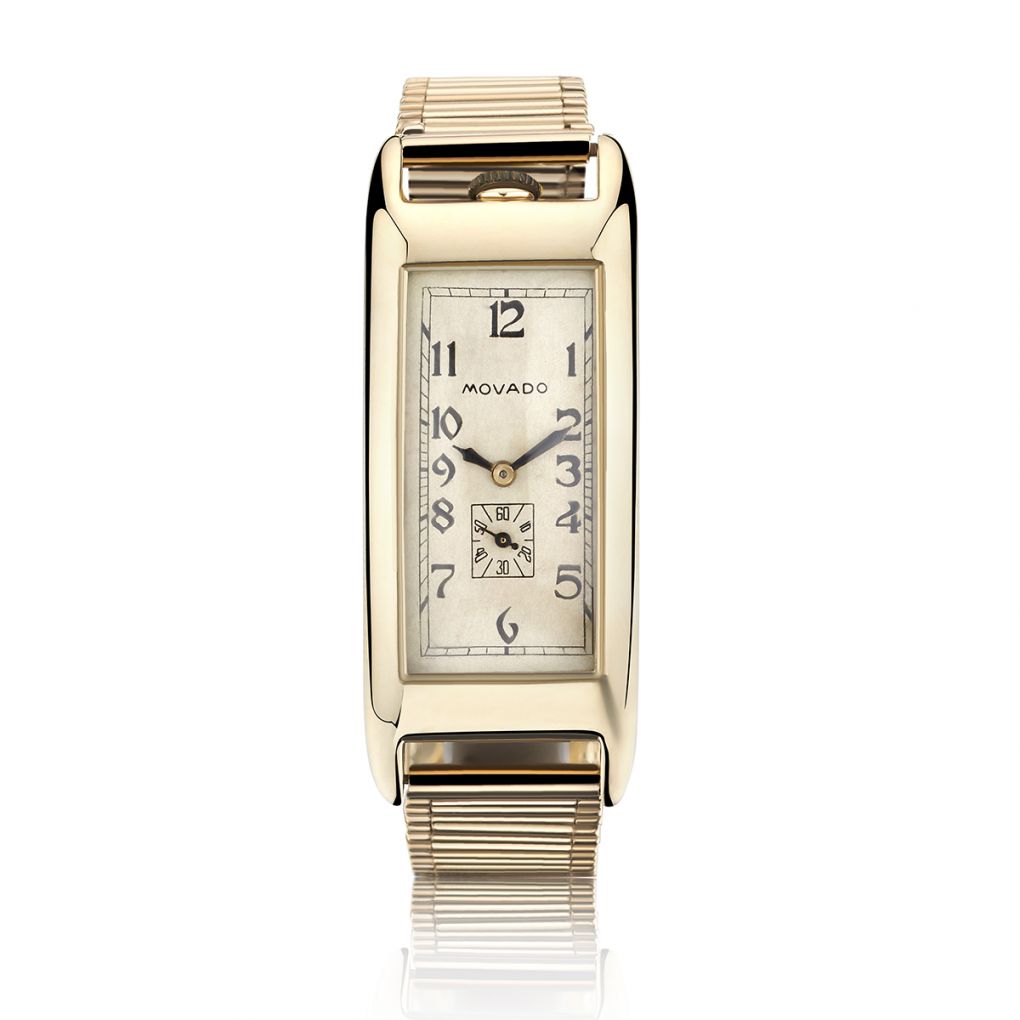 Movado rectangular watch online women's