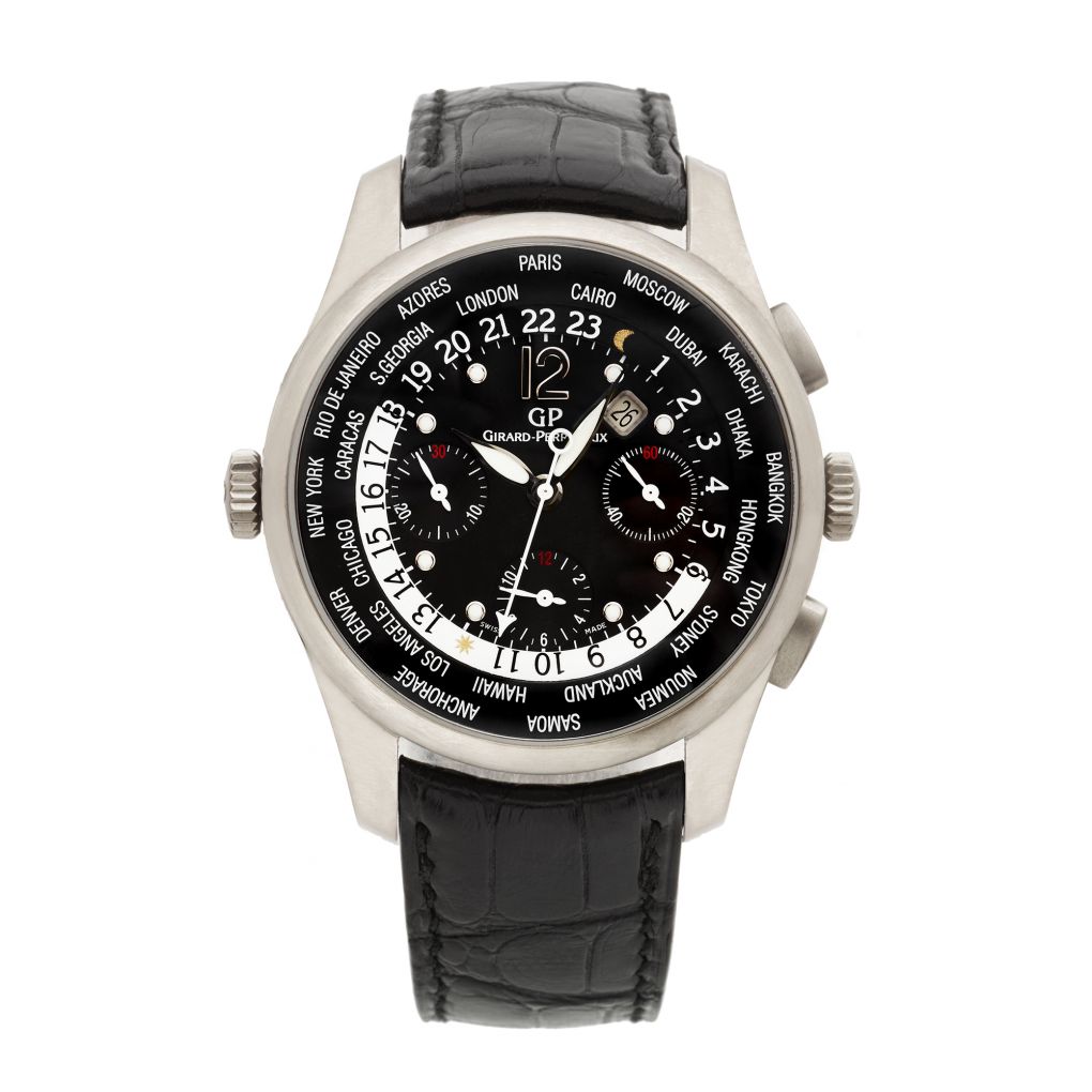 Girard Perregaux World Time Traveller Titanium Watch Van Rijk