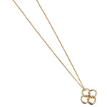 Tiffany & Co. Elsa Peretti Quadrifoglio Four Leaf Clover Gold Pendant