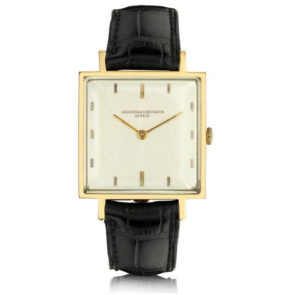 Vacheron Constantin Retro Yellow Gold Square Ultra Flat Watch Van Rijk